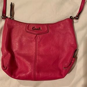 Coach leather cross body